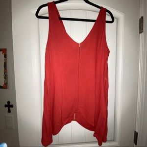 Burnt Orange Tunic Tee